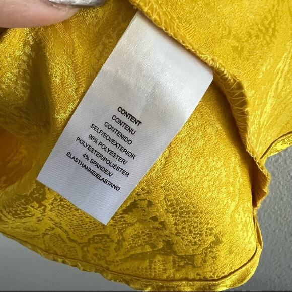 WAYF Snake Print Cowl Neck Satin Camisole Slip Tank Top Edgy Small - Picture 7 of 7